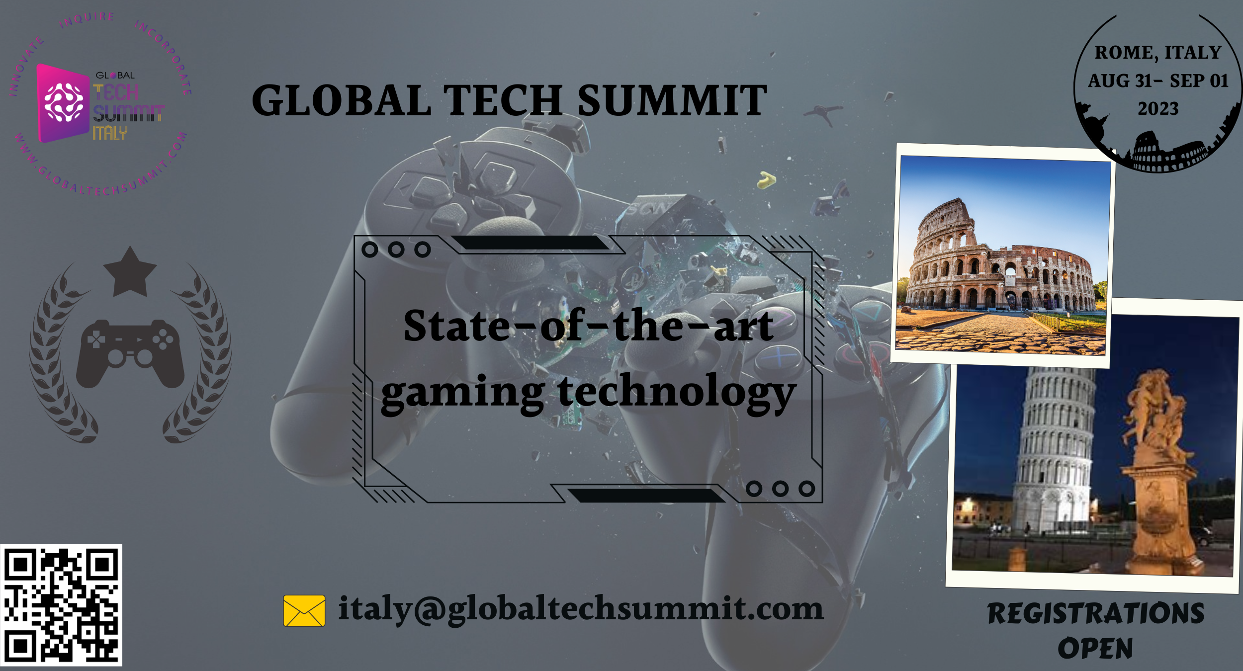 Global Tech Summit - Italy :  From Rome to Milan, game on!
