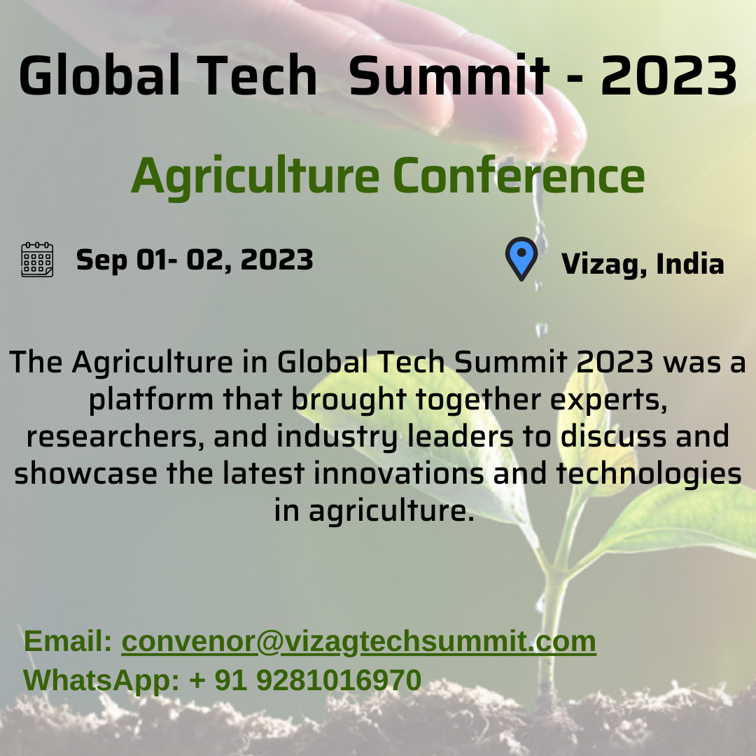 Transforming Agriculture Through Technology: Insights from the Global Tech Summit